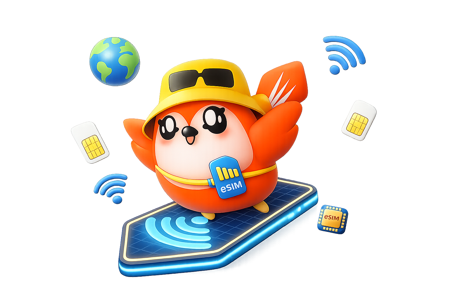 Xummer eSIM Mascot